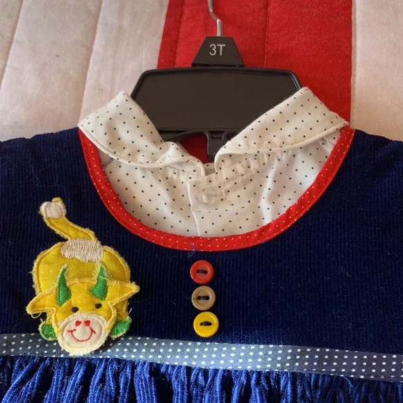 Vintage Corduroy Baby Girl’s Dress - Picture 8 of 13